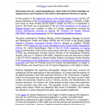 NGLS interviews Dr. Astrid Stuckelberger, Chair of the UN NGO Committee on Ageing Geneva and President of the Geneva International Network on Ageing