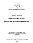 LIFE LONG HUMAN RIGHTS: GENERATION AND AGEING PERSPECTIVE