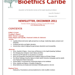 Article BioethicsCaribe - 2011