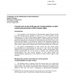 RecommNote UN CEDAW  Collective Women - 2009